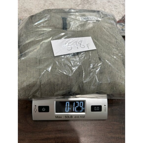 Vintage Taurus II Houndstooth Dress With Overlay Design Button Details Size M - Picture 9 of 9